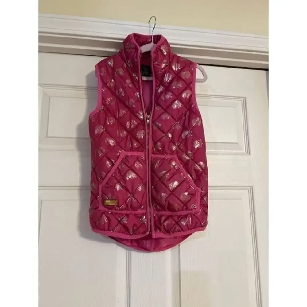 Simply southern pink‎ elephant youth large vest